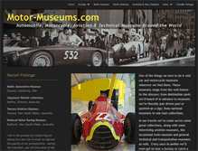 Tablet Screenshot of motor-museums.com